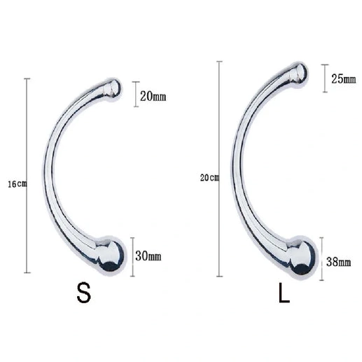 Hook Steel Anal Ended Elegant Stainless 5858 Double 0413